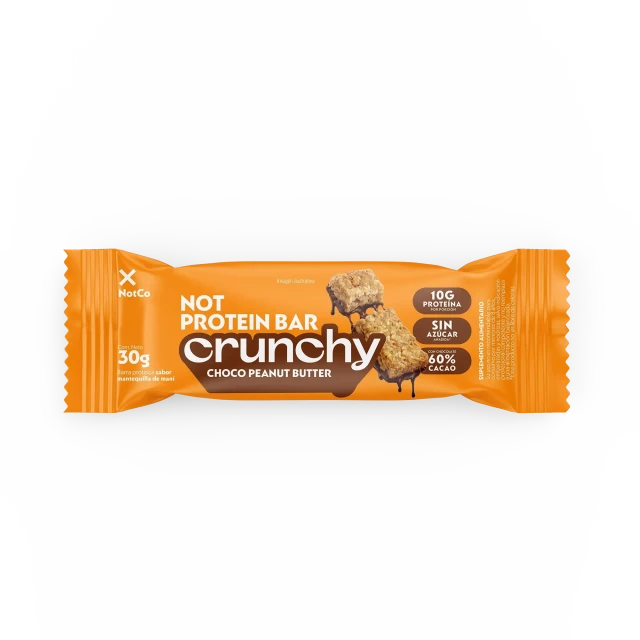 NotProtein Bar Crunchy Peanut Butter 4un 30g
