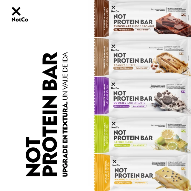 NotProtein Bar Chocolate Fudge Brownie 5un 45g