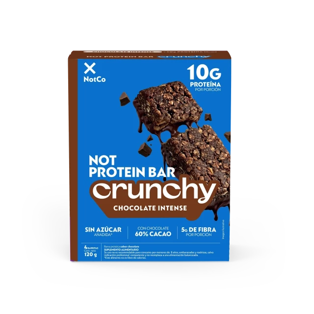 NotProtein Bar Crunchy Chocolate Intense 4un 30g