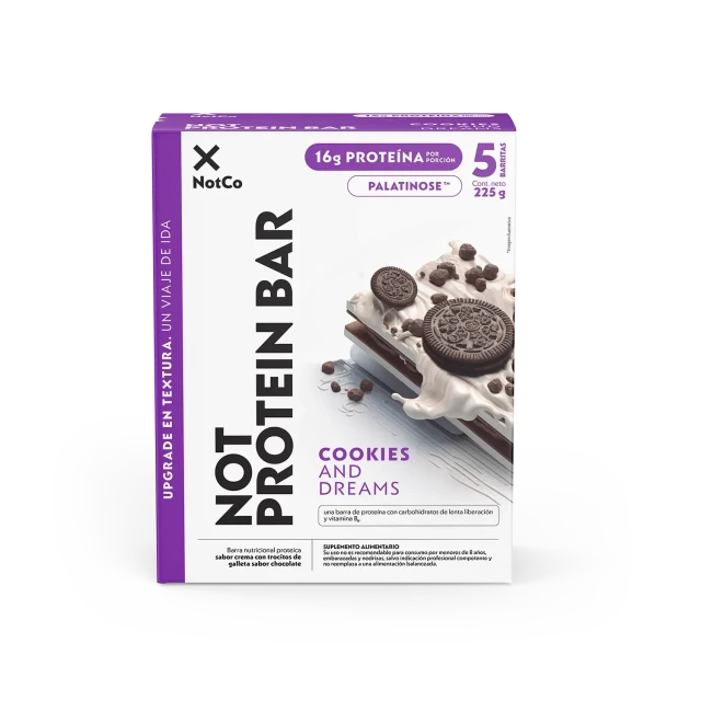 NotProtein Bar Cookies and Dreams 5un 45g
