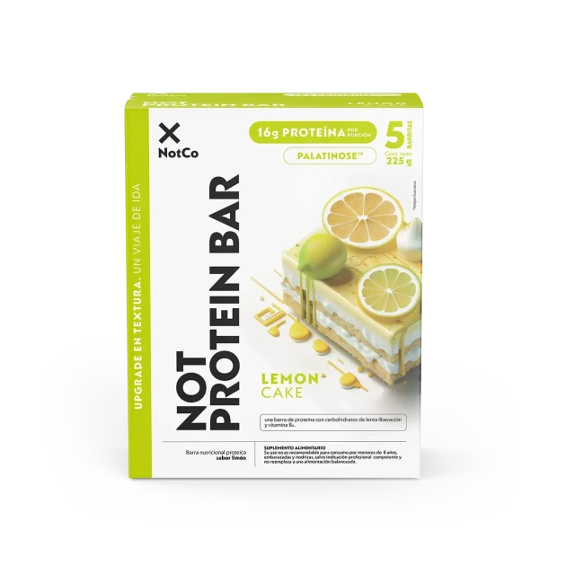 NotProtein Bar Lemon Cake 5un 45g