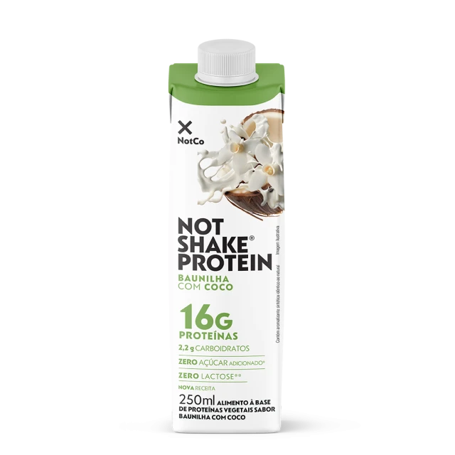 NotShake Protein Baunilha com Coco 250ml